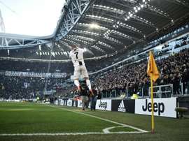 Cristiano Ronaldo scored the 100th goal this season for Juventus in all competitions. AFP