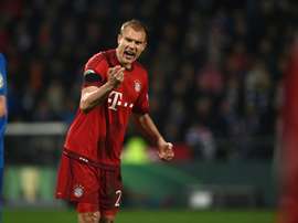El defensor del Bayern llevaba desde 2009 en el Bayern. AFP