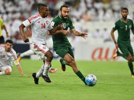 UAE beat Saudi Arabia on Tuesday. AFP