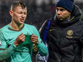 Italy's Barella undergoes successful knee surgery. AFP