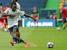 Bertrand Traore has completed his move to Aston Villa from Lyon. AFP