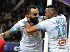 Mitroglou scored the winner against Toulouse. AFP