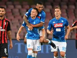 Zielinski rinnoverà con il Napoli. AFP