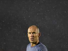 Robben a eu peur pour la vie de sa femme, touchée par le COVID-19. AFP