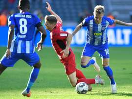 Hertha Berlin midfielder Ondrej Duda scored his sixth goal of the season. AFP