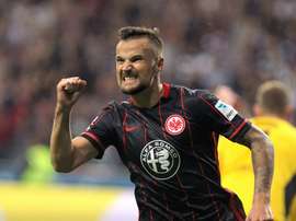 Seferovic apontou três golos em 21 desafios esta temporada, pelo Eintracht Frankfurt. AFP