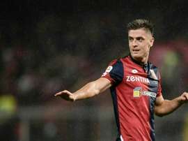 Piatek is on the verge for AC Milan. AFP