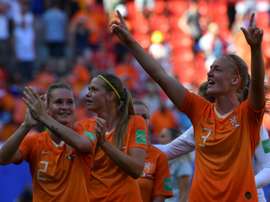 The Dtuch women beat Italy 0-2 and will now go through to the semi-final. AFP