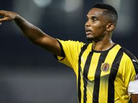 Samuel Eto'o won the Olympics in 2000. AFP