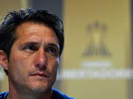 Boca Juniors coach Schelotto has condemned the historic hooliganism in Argentinian football. AFP