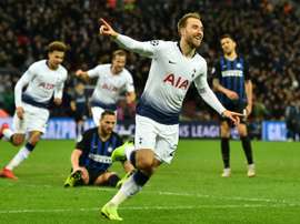 Mou is working hard to get Eriksen to renew for Tottenham. AFP