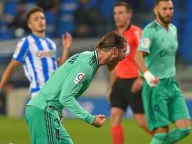 Juste une frayeur pour Sergio Ramos. AFP