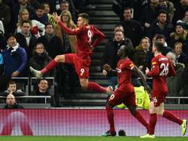 Firmino's goal meant Liverpool claimed another three points at Tottenham. AFP
