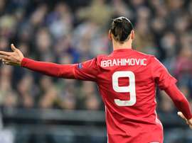 Zlatan Ibrahimovic est forfait jusqu'à la fin de la saison. AFP