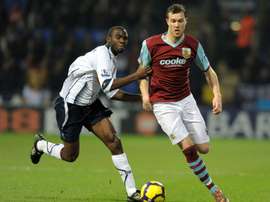 Fabrice Muamba (L) has been coaching Rochdale's U16s recently. AFP