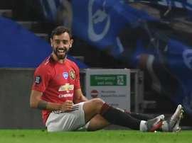 Bruno Fernandes elevou o nível do futebol do Manchester United. AFP