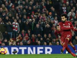 Salah apoya a Koulibaly. AFP