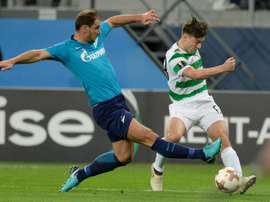 Ivanovic scored once and assisted another as Zenit dumped Celtic out. AFP