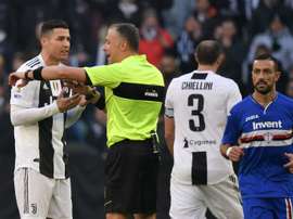 Cristiano Ronaldo is no longer Serie A's outright top scorer. AFP