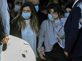 Maradona's death may trigger a family inheritance battle. AFP
