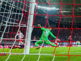 Werner's goal secured a comeback win for RB Leipzig. AFP