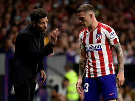 Trippier elogia Cholo Simeone. AFP