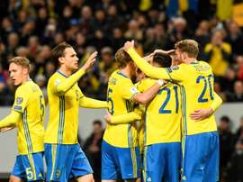 Emil Forsberg scored twice against Belarus.
