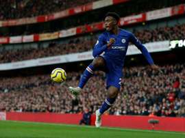 Hudson-Odoi positif au coronavirus, Chelsea en quarantaine. AFP