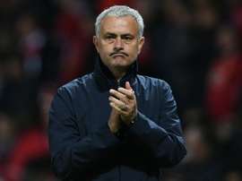 José Mourinho n'a pas été satisfait de la victoire de son équipe en Europa League. AFP