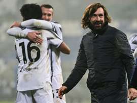 Pirlo parla in conferenza stampa. AFP