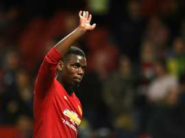 Paul Pogba could go to Real Madrid if Bruno Fernandes moves to Man Utd. AFP