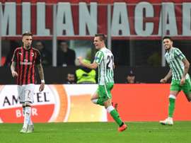 Giovani Lo Celso helped Betis beat Milan. AFP