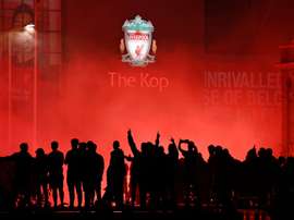 Liverpool présente son nouveau maillot pour la saison 2020-21. AFP