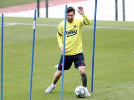 Barca confident Messi can face Mallorca, despite thigh injury. AFP