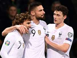 Les compos probables du match de qualification à l'Euro entre la France et l'Islande. AFP