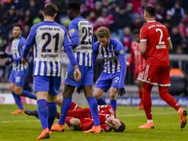 El Hertha podría reforzarse con Klünter. AFP
