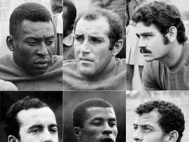 Pele and his fellow World Cup-winning heroes -- The great Brazil team of 1970