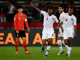 Qatar shocked Son and South Korea. AFP
