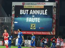 Rennes had a goal chalked off after the referee carried out two pitchside reviews. AFP