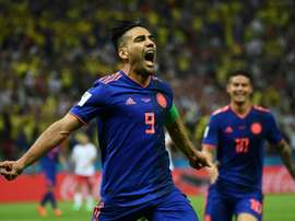 Falcao will feature for Colombia in Tuesday's last-16 clash. AFP