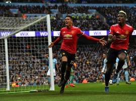 Manchester United esteve a perder por 2-0.