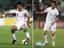 The duo were criticised for featuring in a match against an Israeli side. AFP