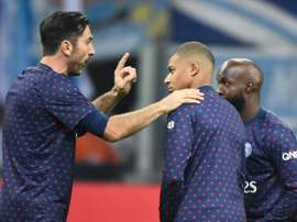 Mbappé recalled Diarra and Buffon's painful departures from PSG. AFP