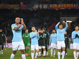 Manchester City se rend à Wigan. AFP