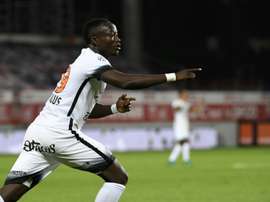 Casimir Ninga is Montpellier's top scorer this season with five goals in the past two matches. AFP