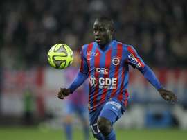 Kanté jugó dos años en el Caen antes de fichar por el Leicester. AFP/Archivo