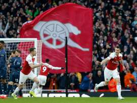 O Arsenal recebeu e venceu o Manchester United. AFP