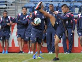 Panamanian international Amilcar Henriquez (front)was shot dead when gunmen got out of a car.