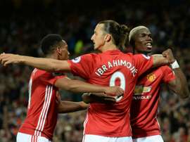 Paul Pogba has defended former United teammate Ibrahimovic. AFP
