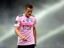Rodgers has faith in Vardy despite goal drought. AFP